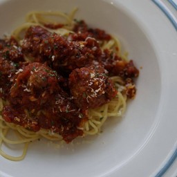 Spaghetti Spicy Pork Ball