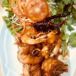 กุ้งทอดซอสมะขาม