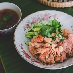 ข้าวแห้วไก่ดำเนิน