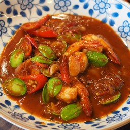 สะตอผัดกุ้งสด