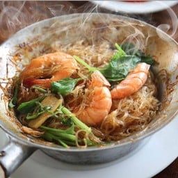 กุ้งแม่น้ำอบวุ้นเส้น