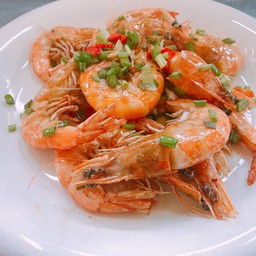 กุ้งผัดพริกเกลือ 5 ตัว