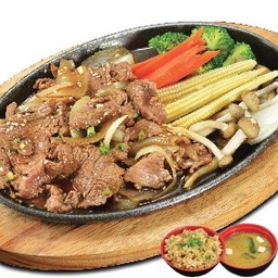 Pork Yaki Niku. (set)
