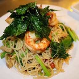 สปาเก็ตตี้ขี้เมากุ้ง