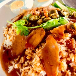 ข้าวหมูแดง-หมูกรอบ