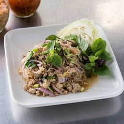 ลาบวุ้นเส้นหมูสับ