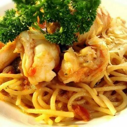 สปาเก็ตตี้ซอสกุ้ง