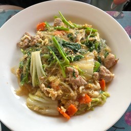 สุกี้แห้ง ทะเล