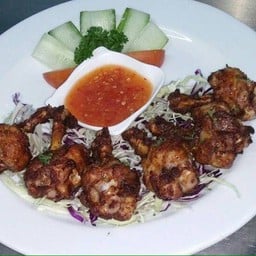 ปีกไก่หมักเครื่องเทศ