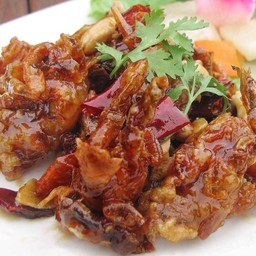 ปูนิ่มทอดซอสมะขาม