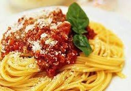 สปาเก็ตตี้ซอสหมู