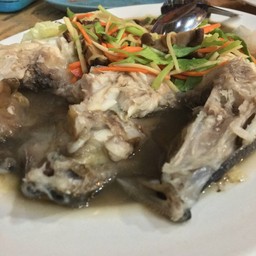 ปลาเก๋า(ชิ้น)นึ่งซีอิ๊ว