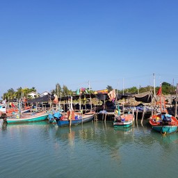 บรรยากาศติดคลองออกทะเล สวยมาก