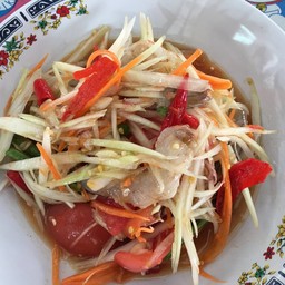 ส้มตำกุ้งสด