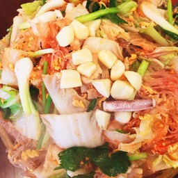สุกี้แห้งทะเลกระทะร้อน (กลาง)