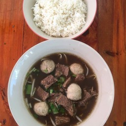 เกาเหลาเนื้อตุ๋นช-ข้าวเปล่า