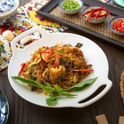 ห่อหมกทะเลผัดเเห้ง