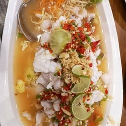 หมึกขีดละ 70 บาท จานนี้ 3 ขีด