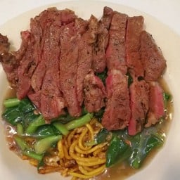 ราดหน้า+เต็กเนื้อ