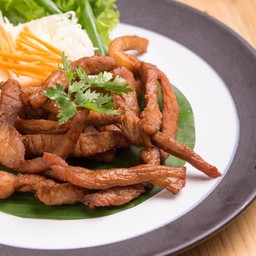 หมูแดดเดียวทอด