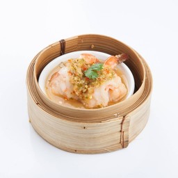 กุ้งนึ่งพริกมะนาว