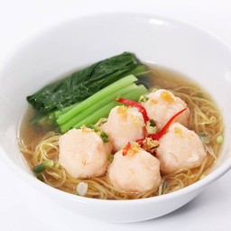บะหมี่ลูกชิ้นกุ้ง