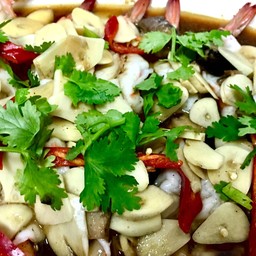 กุ้งนึ่งซีอิ๊ว