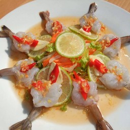 กุ้งแช่น้ำปลา