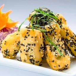 เต้าหู้ทอดงาดำ