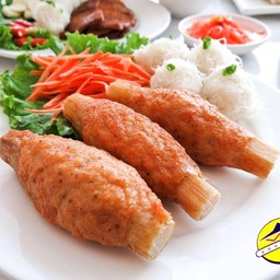 กุ้งพันอ้อย 3 ชิ้น