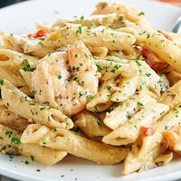 เพนเน่ครีมซอสกุ้ง