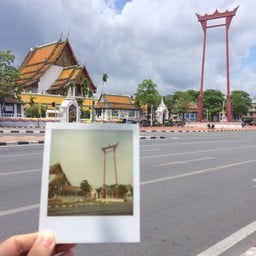 เสาชิงช้า แบล็คกราวน์วัดสุทัศน์เทพวราราม