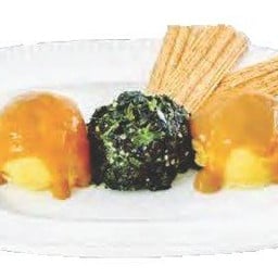 ผักโขมและมันบด