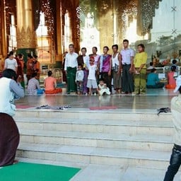 วัดพระหินอ่อน/หินขาว (Kyauk Taw Gyee Pagoda) Myanmar