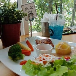 สเต๊ก+มันบด 