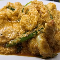 กุ้งผัดผงกระหรี่