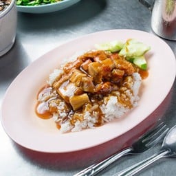 ข้าวหมูกรอบล้วน พิเศษ