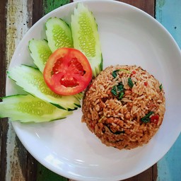 ข้าวกระเพราคลุกหมูสับ