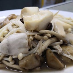 เห็ดรวมผัดน้ำมันหอย