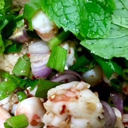 ลาบกุ้งสับ
