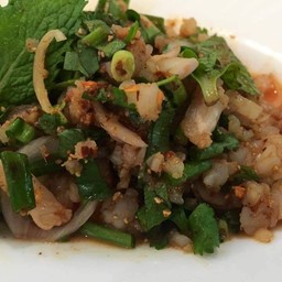 ลาบกุ้งสด