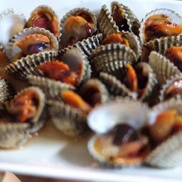 หอยแครงลวก