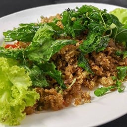 ปลาดุกฟูกะเพรากรอบ