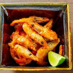 กุ้งหวานตัวเล็กทอด