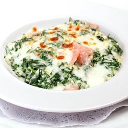 Spinaci con Formaggio Gratinato