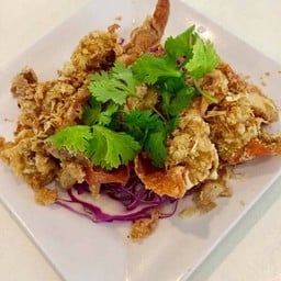 ปูนิ่มทอดกระเทียมกรอบ