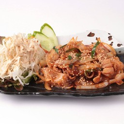 หมูผัดซอสบาร์บีคิว