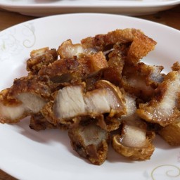 หมูสามชั้นทอด