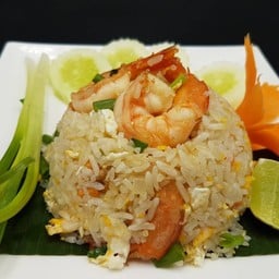 ข้าวผัด ปู , กุ้ง , ปลาหมึก ( จานเล็ก )