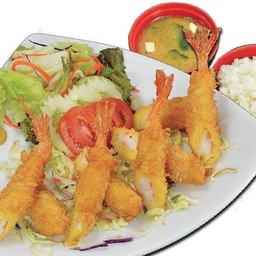 กุ้งชุบเกล็ดขนมปังทอด (เซ็ต)